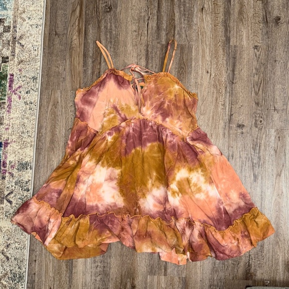 Wild Fable • Tie Dye Ruffle Dress - Picture 2 of 9